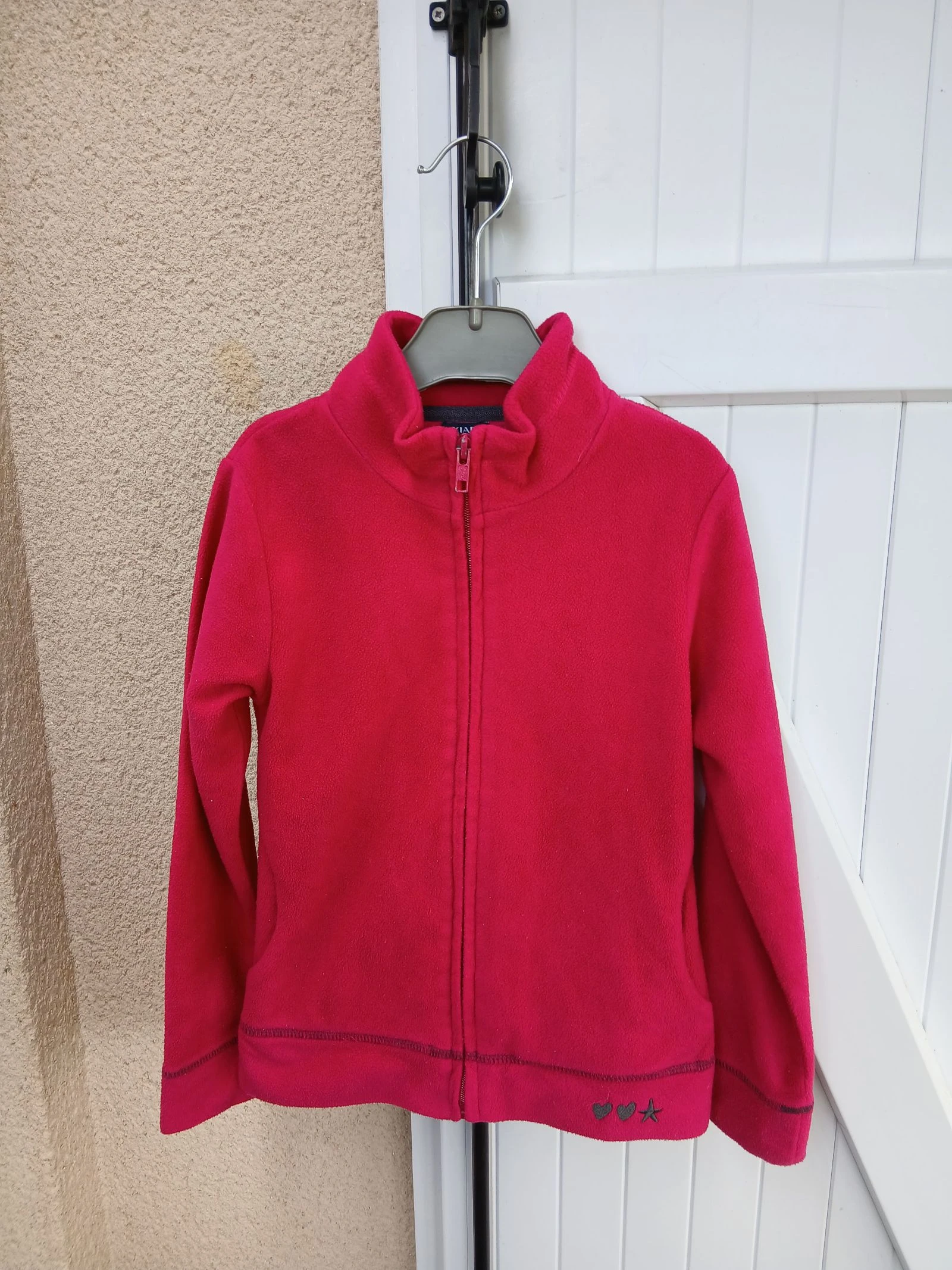gilet polaire filles kiabi taille 8 ans